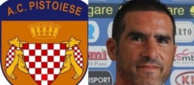 Cristiano Lucarelli allenatore della Pistoiese Cristiano Lucarelli allenatore della Pistoiese