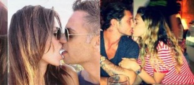 Laura Torrisi e l'ex, Belen e Stefano si baciano Laura Torrisi e l'ex, Belen e Stefano si baciano