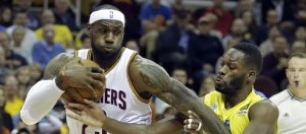 Lebron James en su partido ante Maccabi Lebron James en su partido ante Maccabi