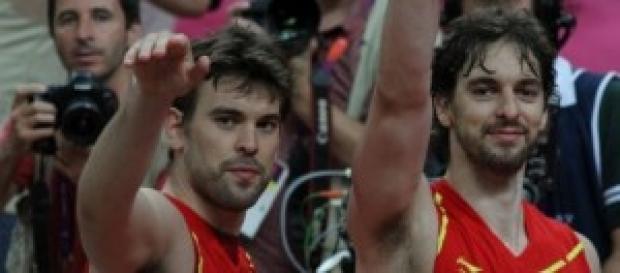 Los Gasol, dos de las estrellas de la NBA. Los Gasol, dos de las estrellas de la NBA.