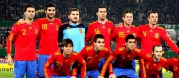 Selección Española con jugadores memorables Selección Española con jugadores memorables