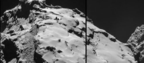 67P/C-G vista da Rosetta fonte ESA/Rosetta/NavCam