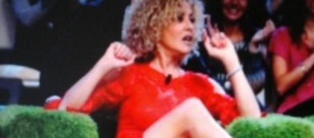 Eva Grimaldi a 'Quelli che il calcio' Eva Grimaldi a 'Quelli che il calcio'