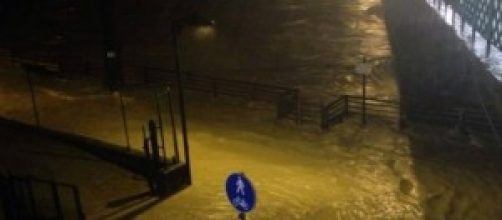 Alluvione e frane nella provincia della Liguria