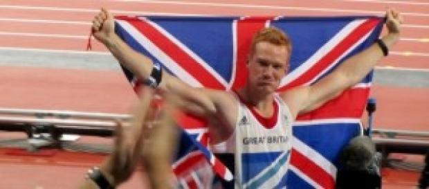 Greg Rutherford winning gold Greg Rutherford winning gold
