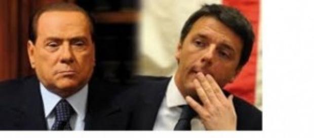 Silvio Berlusconi e Matteo Renzi Silvio Berlusconi e Matteo Renzi