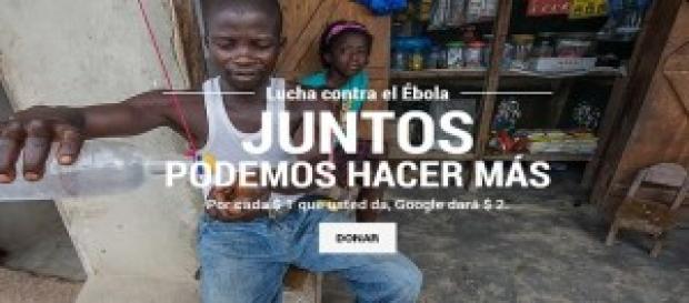 Google en su lucha contra el ébola. Google en su lucha contra el ébola.
