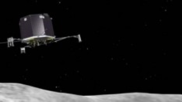 Philae è atterrato sulla cometa.