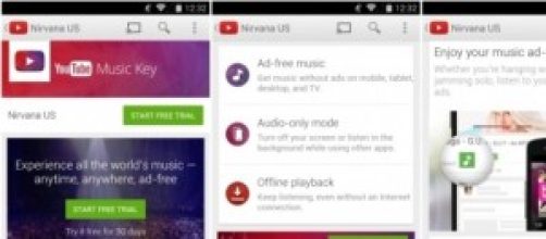 Music Key, servizio a pagamento di YouTube.