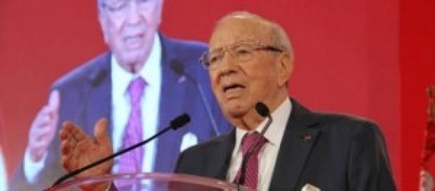 Béji Caid Sebsi dans sa campagne électorale Béji Caid Sebsi dans sa campagne électorale