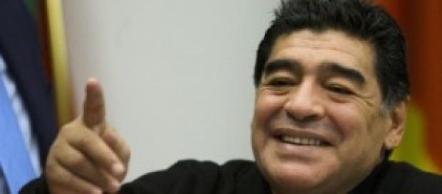 Diego Armando Maradona sorprende Diego Armando Maradona sorprende