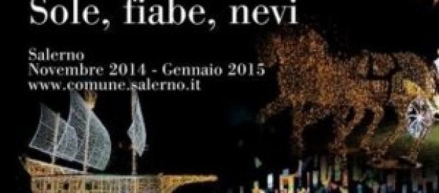 Locandina Luci d'Artista Salerno edizione 2014 Locandina Luci d'Artista Salerno edizione 2014