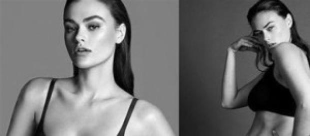 Myla Dalbesio modelo de Calvin Klein talle M. Myla Dalbesio modelo de Calvin Klein talle M.