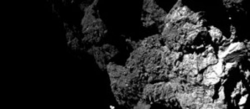 Suerficie en los pies del modulo Philae