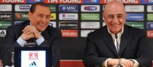 Silvio Berlusconi ed Adriano Galliani Silvio Berlusconi ed Adriano Galliani