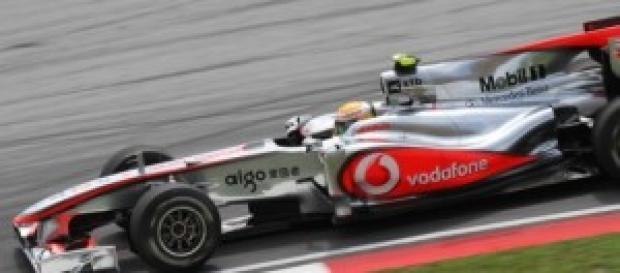 El McLaren de Lewis Hamilton. El McLaren de Lewis Hamilton.