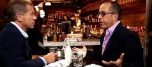 Jerry Seinfeld con Brian Williams para NBC Jerry Seinfeld con Brian Williams para NBC