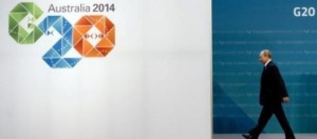 Putin in Australia al G20 2014. Putin in Australia al G20 2014.