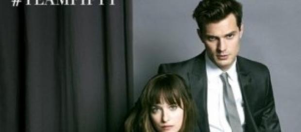 Christian Grey e Anastacia Steele no grande ecrã Christian Grey e Anastacia Steele no grande ecrã