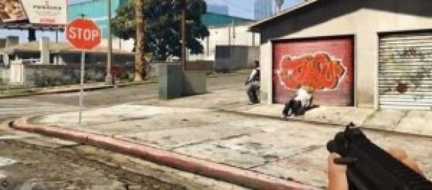 GTA V permite que você jogue no modo em 1° pessoa GTA V permite que você jogue no modo em 1° pessoa