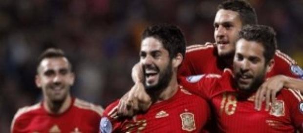 Isco celebra su gol. Foto: Diario de Navarra Isco celebra su gol. Foto: Diario de Navarra