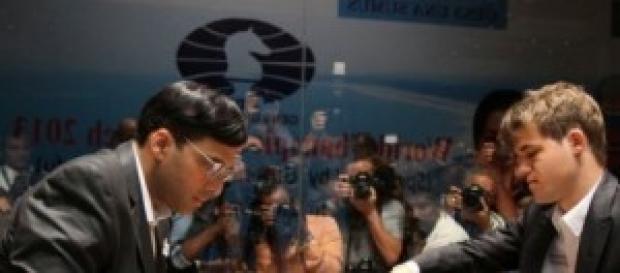 El duelo entre Anand y Carlsen El duelo entre Anand y Carlsen