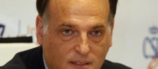 Javier Tebas, presidente de la LFP. Javier Tebas, presidente de la LFP.
