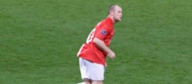Rooney in the stadium field Rooney in the stadium field