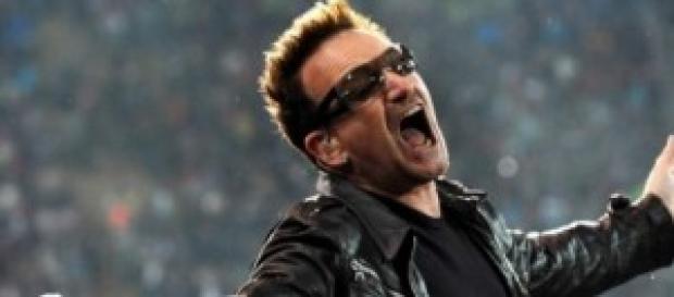 Una imagen del cantante Bono Una imagen del cantante Bono