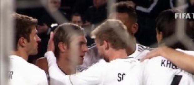 España-Alemania 0-1, red de Kroos. España-Alemania 0-1, red de Kroos.