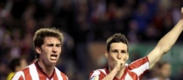 Aritz ADuriz celebrando un gol con el Athletic Aritz ADuriz celebrando un gol con el Athletic