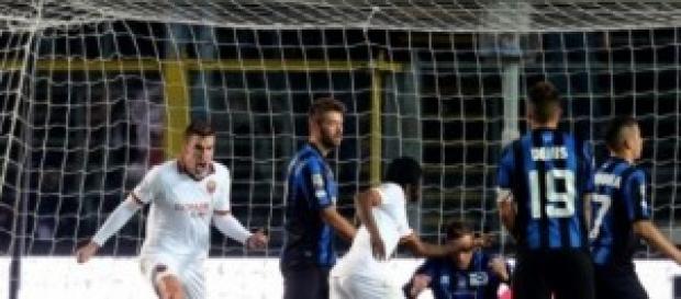 Atalanta-Roma, vittoria dei giallorossi per 1 a 2. Atalanta-Roma, vittoria dei giallorossi per 1 a 2.