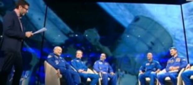 I sei astronauti italiani stasera da Fazio I sei astronauti italiani stasera da Fazio