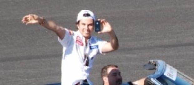 Sergio Pérez en el Gran Premio de Estados Unidos. Sergio Pérez en el Gran Premio de Estados Unidos.