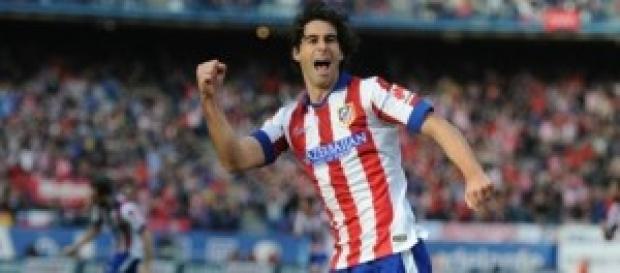 Tiago celebrando su gol de ayer Tiago celebrando su gol de ayer