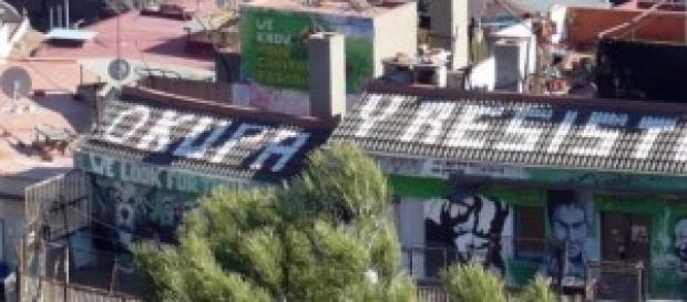 Casa ocupada por los okupas. Casa ocupada por los okupas.