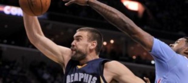 Marc Gasol durante el partido Marc Gasol durante el partido