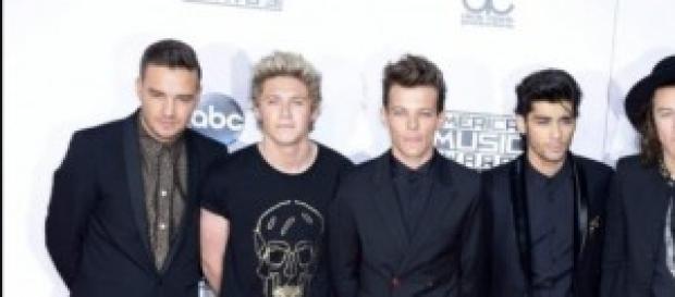 One Direction en la entrega de los AMA 2014. One Direction en la entrega de los AMA 2014.