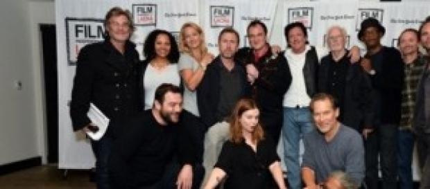 Una foto del reparto de "The hateful eight" Una foto del reparto de "The hateful eight"