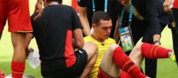 Vermaelen recae de su lesión. Foto: depor.pe Vermaelen recae de su lesión. Foto: depor.pe