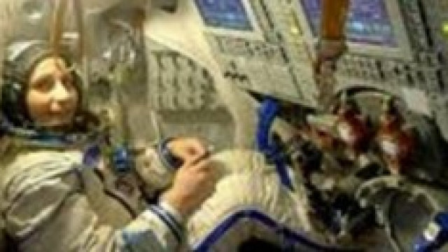 Samantha Cristoforetti &egrave; in orbita.