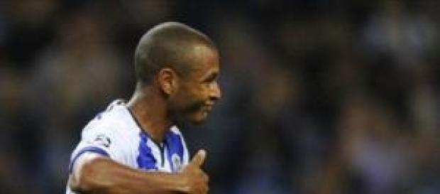 Aboubakar en el partido de ida Aboubakar en el partido de ida