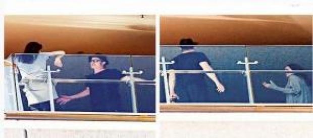 Angelina Jolie y Brad Pitt discuten en un hotel Angelina Jolie y Brad Pitt discuten en un hotel