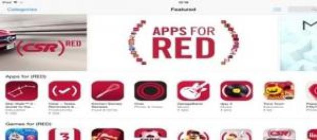Apps for RED de Apple, en la lucha contra el SIDA. Apps for RED de Apple, en la lucha contra el SIDA.