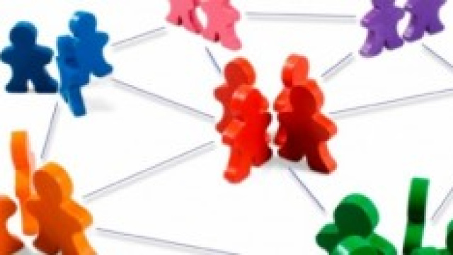 Disegno di persone in contatto