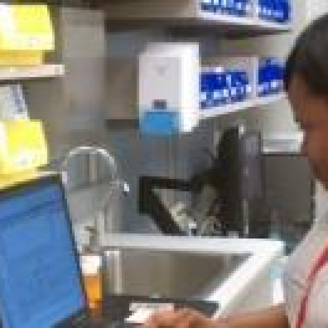 Community hospital checking record