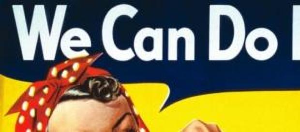 Poster with Feminist message Poster with Feminist message