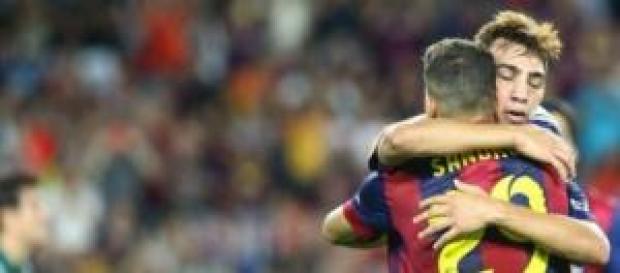 Munir y Sandro, jugadores olvidados en Can Barça. Munir y Sandro, jugadores olvidados en Can Barça.
