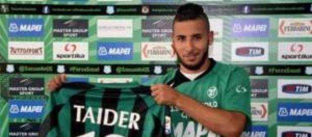 Taider del Sassuolo in rete contro il Verona Taider del Sassuolo in rete contro il Verona