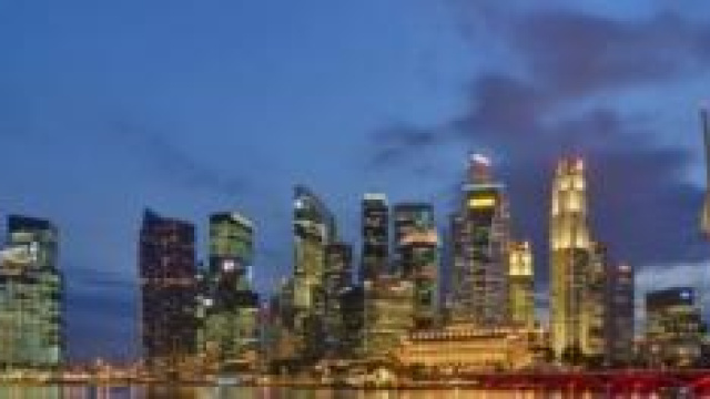 una suggestiva immagine di Singapore